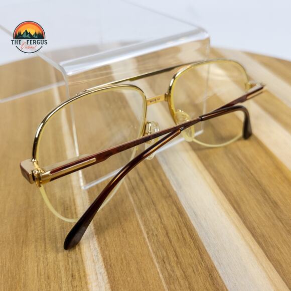 VTG Safilo ELASTA Italy Eyeglass Frames Tortoise Aviator 56[]16 / 5-5 / 3714A/N - Picture 4 of 11